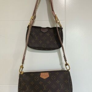 Louis Vuitton Monogram Crossbody Bag Set